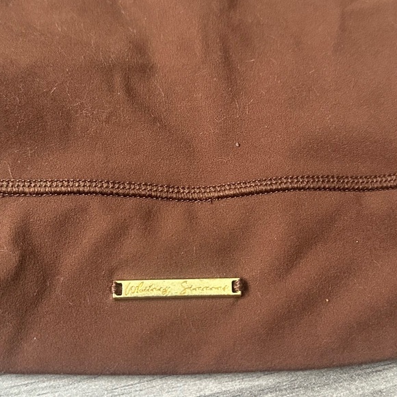 Gymshark x Whitney Simmons Brown Athletic Crop Tank Top and Shorts Set Size M - Picture 8 of 11